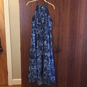 Loft Petite High-Low Maxi Dress